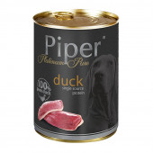   Здравословна консервирана храна за кучета Piper 400 гр. - с патица